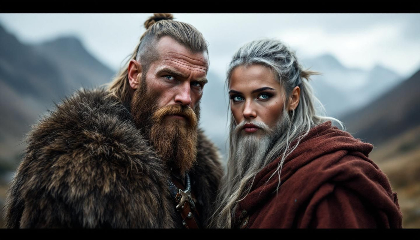 Photo - Comment choisir le parfait portrait viking personnalisé pour couples ?